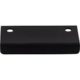 Top Knobs Tab 2 1/4" CTC Cabinet Finger Pull Flat Black TK103BLK