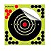 JingZhouYang Shooting Targets 6.5 Inch Self Adhesive Paper Reactive Splatter Targets Stickers 100 & 75 & 50 & 40 & 25 Pack for Gun Rifle Pistol Bb Gun Airsoft Pellet Gun Air Rifle