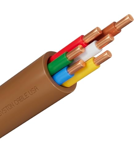 Southwire Thermostatkabel 18/7, 7 Leiter, 7 M – Für Heizungssteuerung & Alarmanlagen