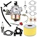 GX240 Carburetor Carb for Honda GX 240 8.0HP GX270 GX 270 9HP Engine Replaces #16100-ZE2-W71 16100-ZH9-W21 with Spark Plug Air Filter Tune Up Kits