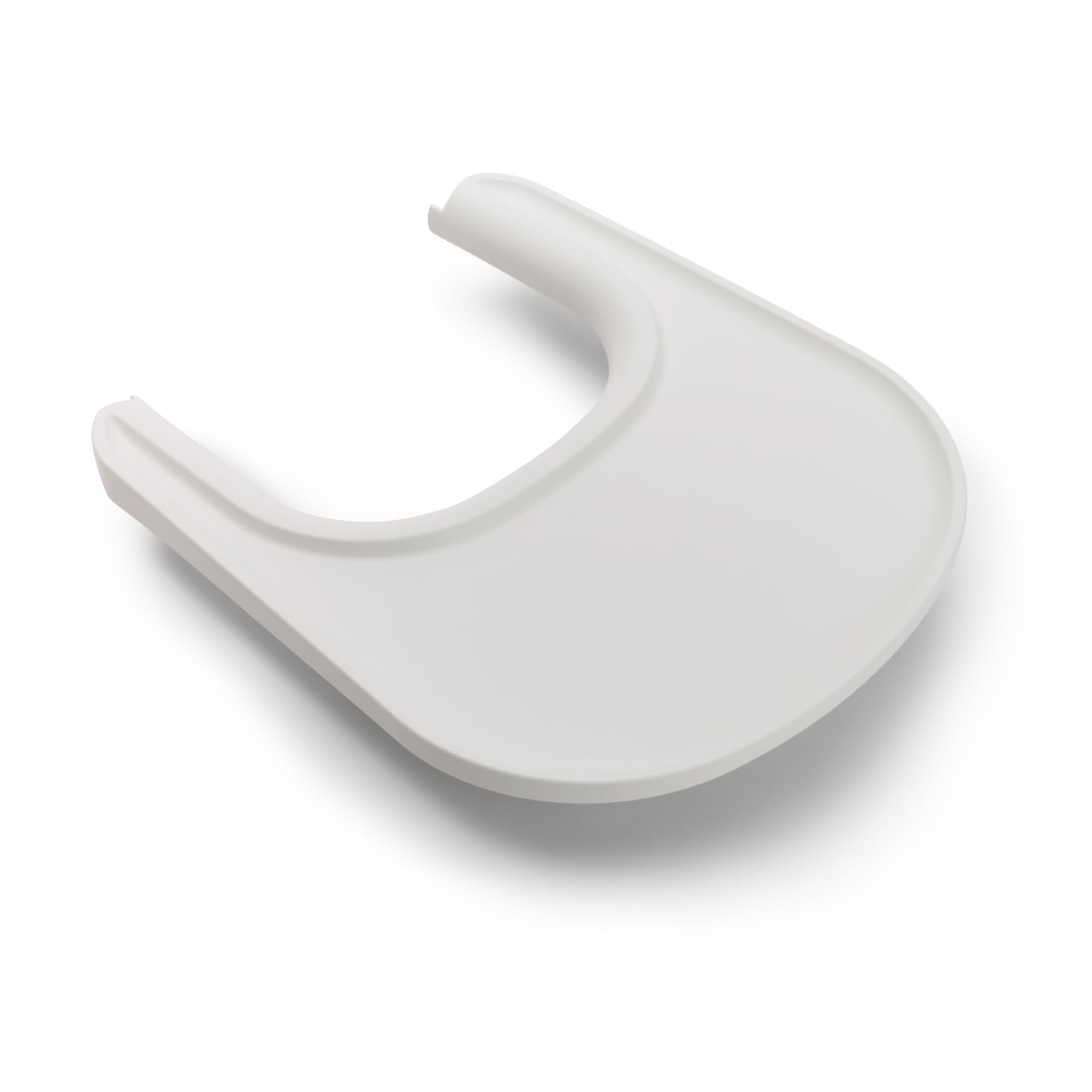 Bugaboo Giraffe Tray for the Bugaboo Giraffe High Chair Baby Set, Easy to Clean and Hygienic, Dishwasher Proof, Snaps On and Off with 1 Click, Made from Certified bio Based Plastics, White