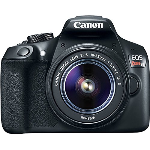 Canon EOS REBEL T6 DSLR Camera + Canon EF-S 18-55mm f/3.5-5.6 IS II Lens + Digital Camera Flash + 0.43X Wide Angle Lens + 2.2x Telephoto Lens -All Original Accessories Included - International Version