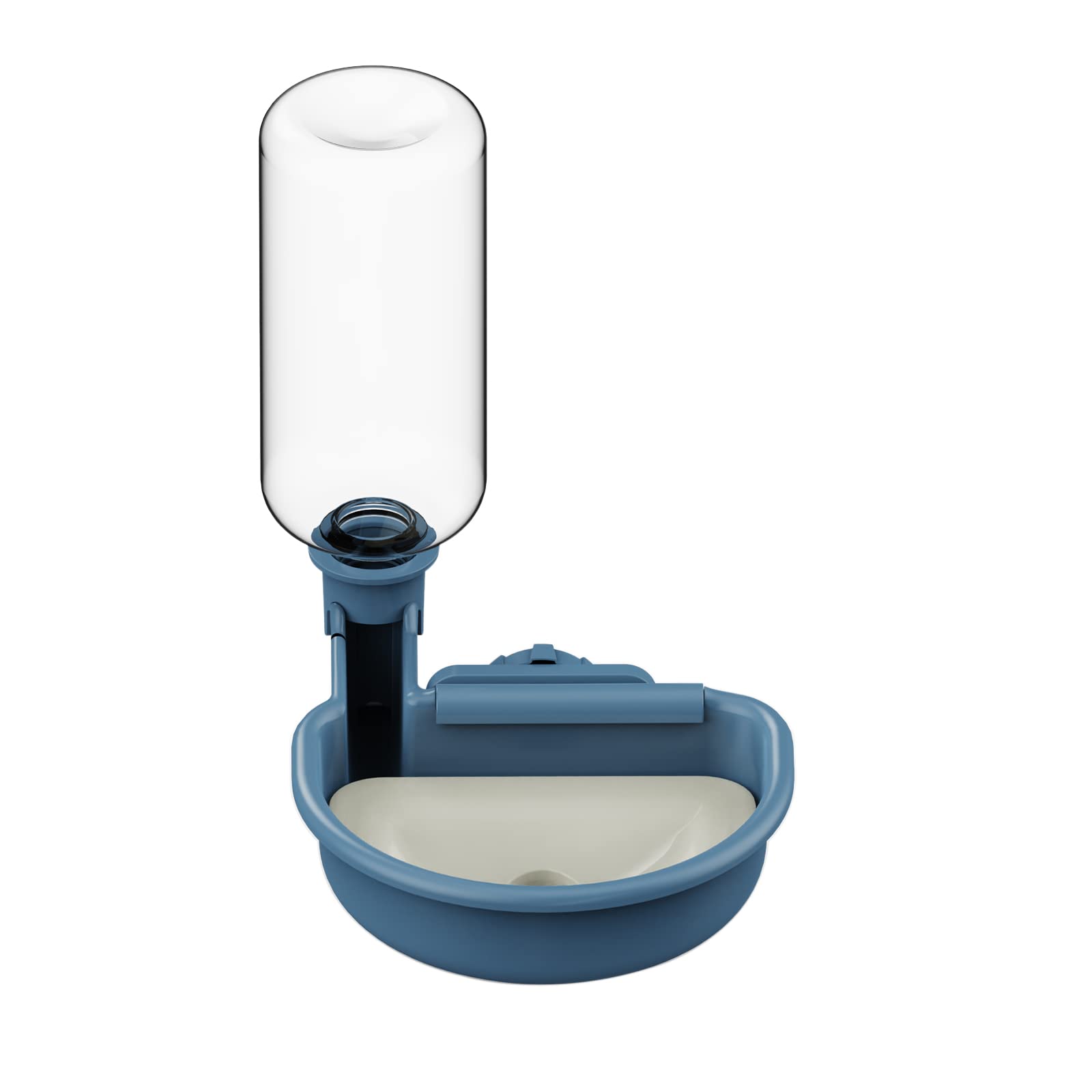 Pet Water Bottle [Blue, 480ml] Cage Water Bottles for Rabbits, Dogs, Ferrets, Cats and Other Small Animals, Anti-Overflow Water Dispenser for Crate