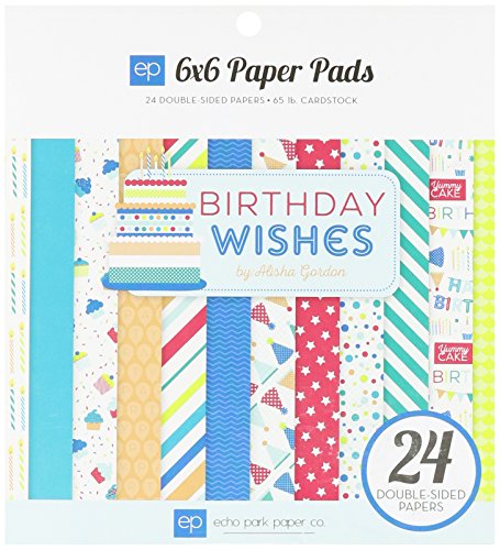 Echo Park Paper Summer Splash Collection Kit, Carta, Blu, Rosa, Verde, Giallo, 16 Pezzi (Confezione da 5579