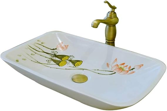 Fregaderos de un seno Cuarto De Baño Fregaderos De Cerámica Lavabo