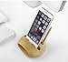 Wood Phone Dock Stand, Beeiee Wood Cell Phone Dock Stand Holder Charge Dock for Apple iPhone 8, iPhone X, iPhone 7 7Plus,Samsung S7 S7 Edge,Huawei P10
