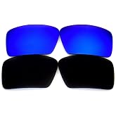 Galaxy Replacement Lenses for Oakley Eyepatch 1&amp;2 Ash Gray Color Polarized,100% UVAB