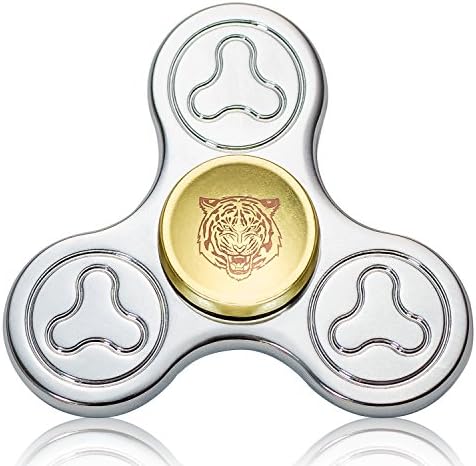 The Original Tiger Spinner | CNC Zinc Alloy Blades | Si3N4 Ceramic Hybrid Bearing | Increasing Focus & Concentration for ADHD | Helps Quitting Bad Habits & Smoking | 3-5 Minutes Spin Time | Gift Box
