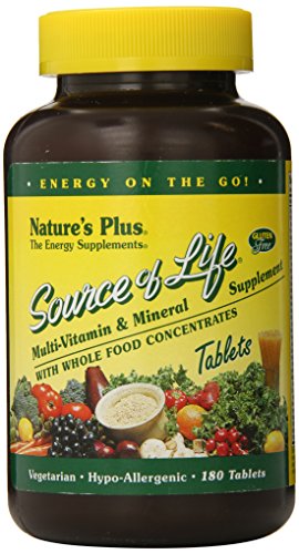 Nature's Plus - Source of Life - 180 tablets Nature's Plus - Source of Life - 180 tablets
