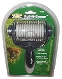 Enrych Rolling-N-Groom Pet Self Cleaning Slicker Brush