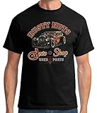 TshirtsXL Men's Rusty Nuts Auto Graphic Tee (Also in Big & Tall Sizes)