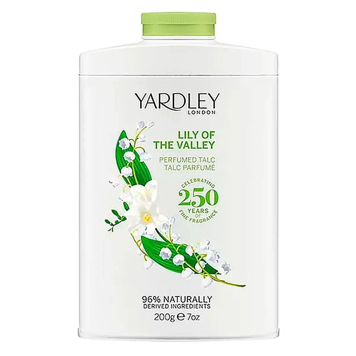Yardley English Lily of The Valley Tin Talc The Haven of Fragrance 200 g