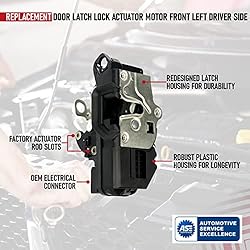 Door Latch Lock Actuator - Front Left Driver Side