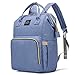HaloVa Diaper Bag Multi-Function Waterproof Travel Backpack Nappy Bags for Baby Care, Large Capacity, Stylish and Durable, Purple-Blue