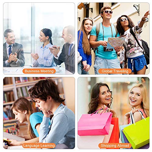 Smart Language Translator Device, Portable Real Time Instant Two-Way Language Translation Support 40+ Language, Work with WiFi and Mobile Phone Hotspot for Learning, Travel and Bussiness Conversation - Thumbnail 6