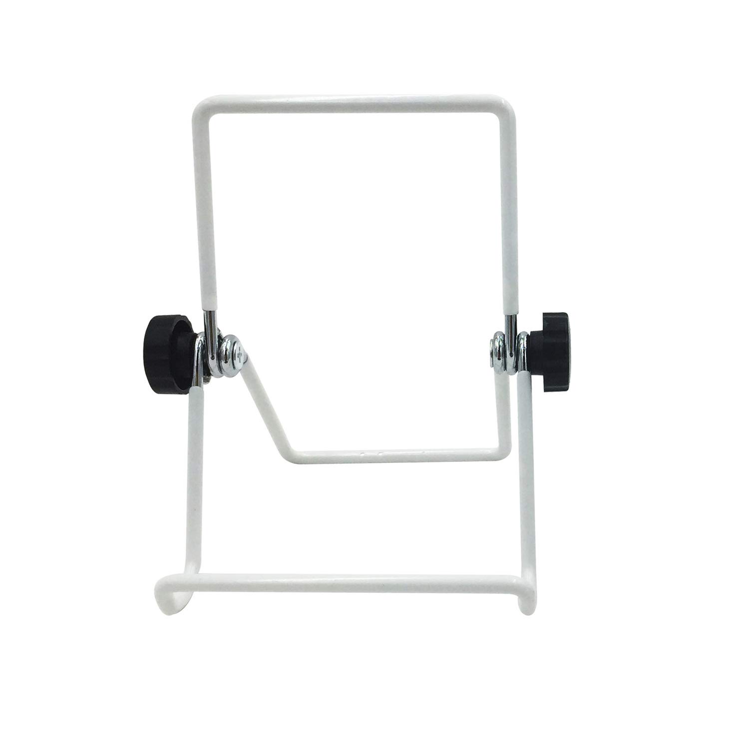 Hosoncovy Adjustable MetalTablet Holder E-book Reader Holder Tablet Stand Phone Holder Desktop Tablet Stand for 7-12 Inch Cell Phone Tablet Ipad Ipad Mini Samsung Tablet (White)