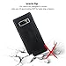 Galaxy Note 8 Leather case Pierre Cardin Genuine Cowhide Protective Hard Back Cover for Samsung Galaxy Note 8 2017 Release Black