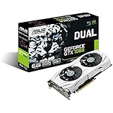 ASUS NVIDIA GeForce DUAL-GTX1060-6G 6 GB GDDR5 Memory 192 Bit 8008 MHz PCI Express 3 Graphics Card - Black