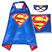 ReachMe Superhero Dress up Costumes Cape Mask Set Halloween Costume Party Cloak(Superman)