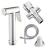 ANTFEES Premium Brass Handheld Bidet Shataff Sprayer Kit Set Bathroom Toilet Set for Personal Hygiene