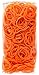 Official Rainbow Loom 600 Ct. Rubber Band Refill Pack ORANGE [Includes 25 C-Clips!]