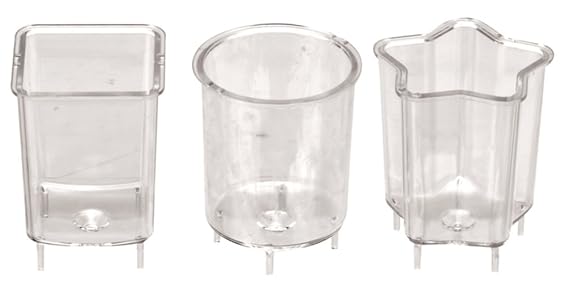 GLOREX Kerzengießform, Kunststoff, Transparent 24 x 8.6 x 4 cm