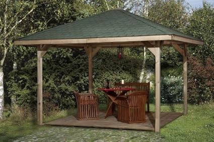 Gartenoase 651 A - Ausführung: Gr. 1, Variante: ohne Dachschindeln