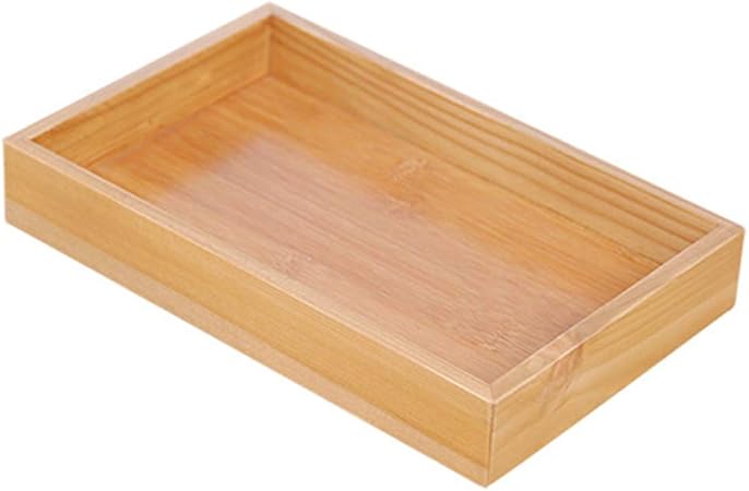Holz Rechteckig Aufbewahrung Tray Orginal Desktop-Schublade Organizer