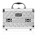 SHANY Mini Makeup Train Case With Mirror - Silver