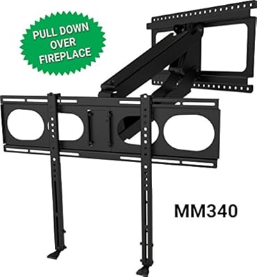 MantelMount MM340 - Above Fireplace Pull Down TV Mount