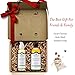WINTER ONLY—Organic Face Wash & Body Wash Combo w/ Real Soapberries—Best Value Bath Set in Beautiful, Recyclable Gift Box, Naturally Nourish Dry, Sensitive Skin, Limited Supply, Peppermint—Tree To Tub