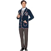 Spirit Halloween Wicked Adult Shiz University Blazer Jacket, Officially Licensed, Shiz Academy Costume, Film and Musicals