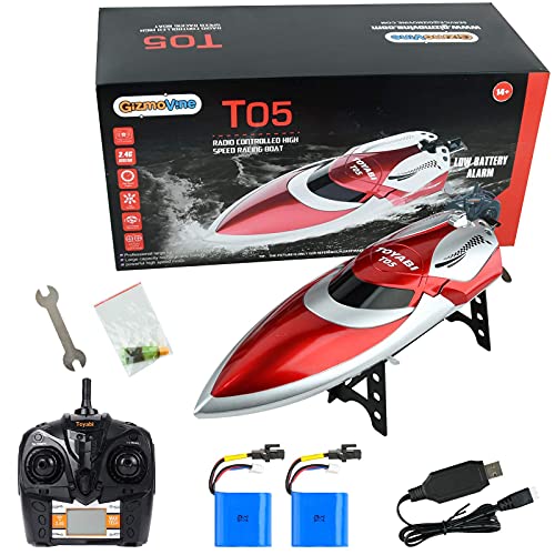 GizmoVine Remote Control Boat for Pools and Lakes, 20+ MPH RC Boats for