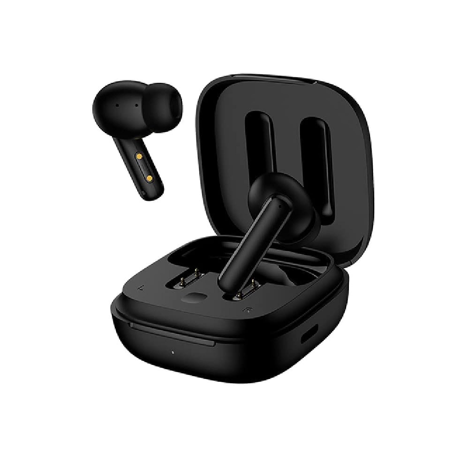 QCY - T13ANC Fully Wireless Headphones with Charging Box - Plain Black
