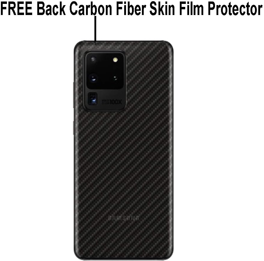 Ibywind 2 Pcs Screen Protector For Samsung Galaxy S20 Ultra,Flexible TPU Film,With 1Pc Camera Lens Protector,1Pc Back Film,Bubble Free,Easy To Install - Image 5