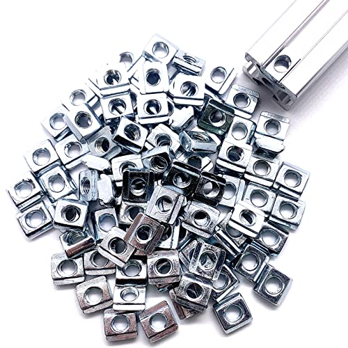 100pcs 2020 Series Sliding T-Nuts Metric M5 Thread