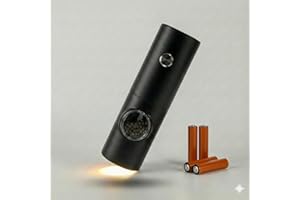 Mini Grinder with Adjustable Settings, For Spices and Seasonings, Black