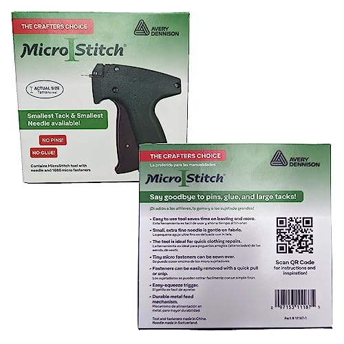 MicroStitch Tagging Gun Kit Includes 1 Needle, 600 White Fasteners
