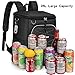 PENGDA Insulated Cooler Backpack Leakproof Soft Cooler Bag Lightweight Backpack for Lunch Picnic Hiking Camping Beach Park Day Trips (25Can, Black)