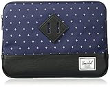 Herschel Supply Co. Men's Heritage Sleeve for Ipad Air, Peacoat Gridlock/Black Synthetic Leather, One Size