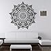 Lotus Mandala Pattern Wall Stickers,Ikevan 22.4