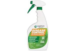 Earth's Ally Disease Control for Plants Ready-to-Use 24 oz | Fungicide Spray Treatment for Powdery Mildew, Blight, Black Spot, Fungus - Use for Plant & Rose Diseases & More