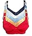 Capricia O'Dare Set 6 Plus Size Full Coverage Support Bra Underwired Floral