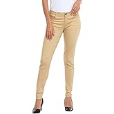 HDE Women's Mid-Rise Stretchy Denim Slim Fit Skinny Jeans