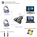 USB External Stereo Sound Adapter, Costech [Updated Version] Virtual 7.1 Channel Double USB Microphone & Headset Port Plug and Play No Drivers Needed for Windows, Mac, Linux