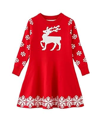 Amazon.com: SMILING PINKER Little Girls Christmas Dress ... Amazon.com: SMILING