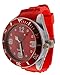 2-in-one Watch with Secret Hidden Herb and Spice Grinder with Bracelet (Red)