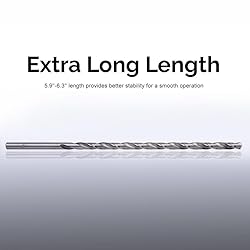 5PCS Extra Long High Speed Steel Drill Bit Sets