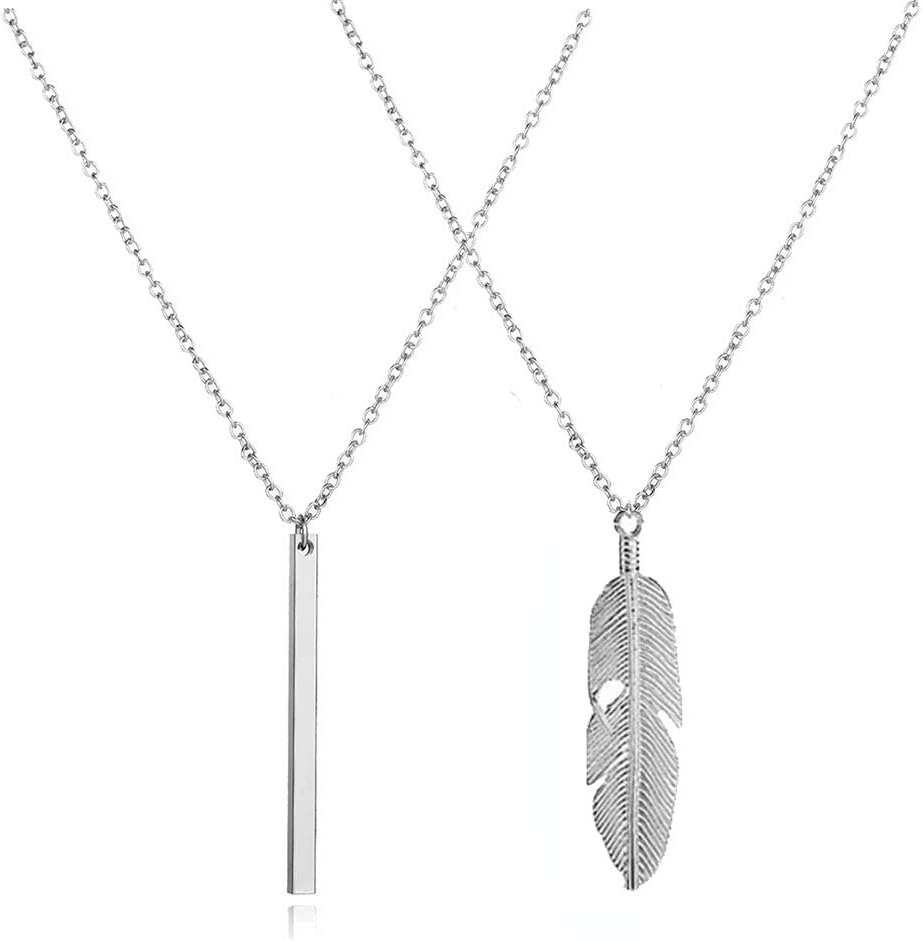 Layered Necklaces for Women Multi-Layered Disc Necklace Long Necklaces for Girls Layer Necklaces