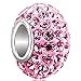 CharmSStory 925 Sterling Silver Birthday Gifts Jan-Dec Simulated Birthstone Charms Bead For Bracelet